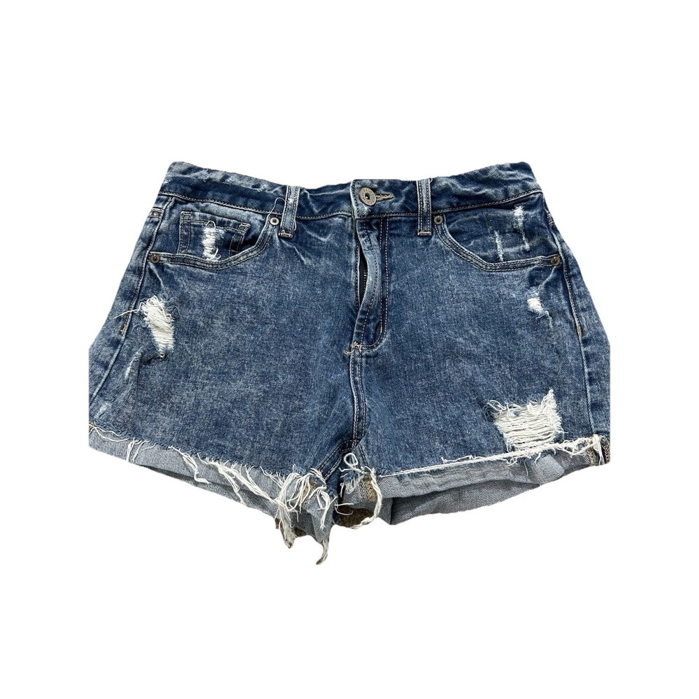 Paige Denim Sarah Shorts Cut Off‎ Raw Hem Distressed Women's Size 26